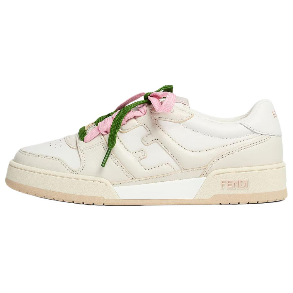 Женские кеды Fendi Match (белые)