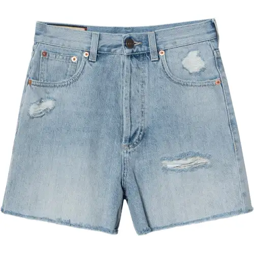 【Previous Season】eco-washed denim shorts