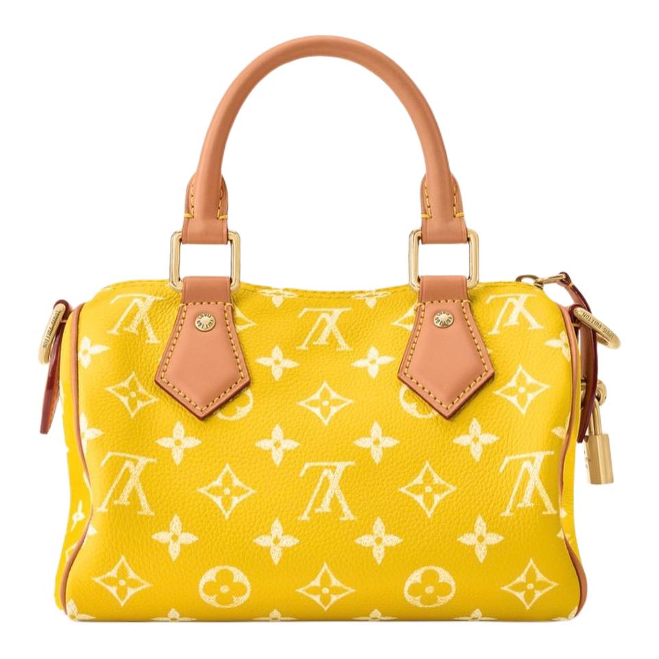 Мужская сумка Louis Vuitton LOUIS VUITTON Speedy P9 BANDOULIÈRE (желтые) — фото 4