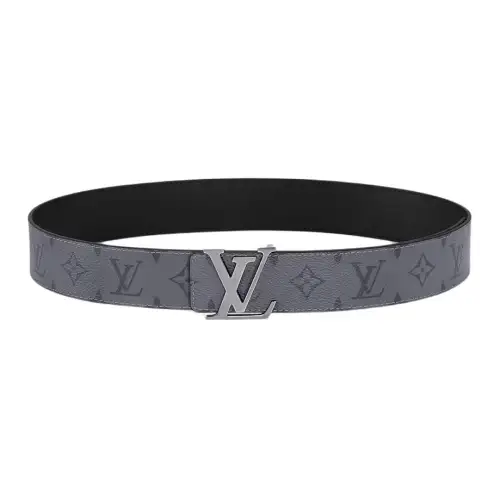 LOUIS VUITTON Reversible Belt Initiales Monogram Eclipse Reverse 40MM