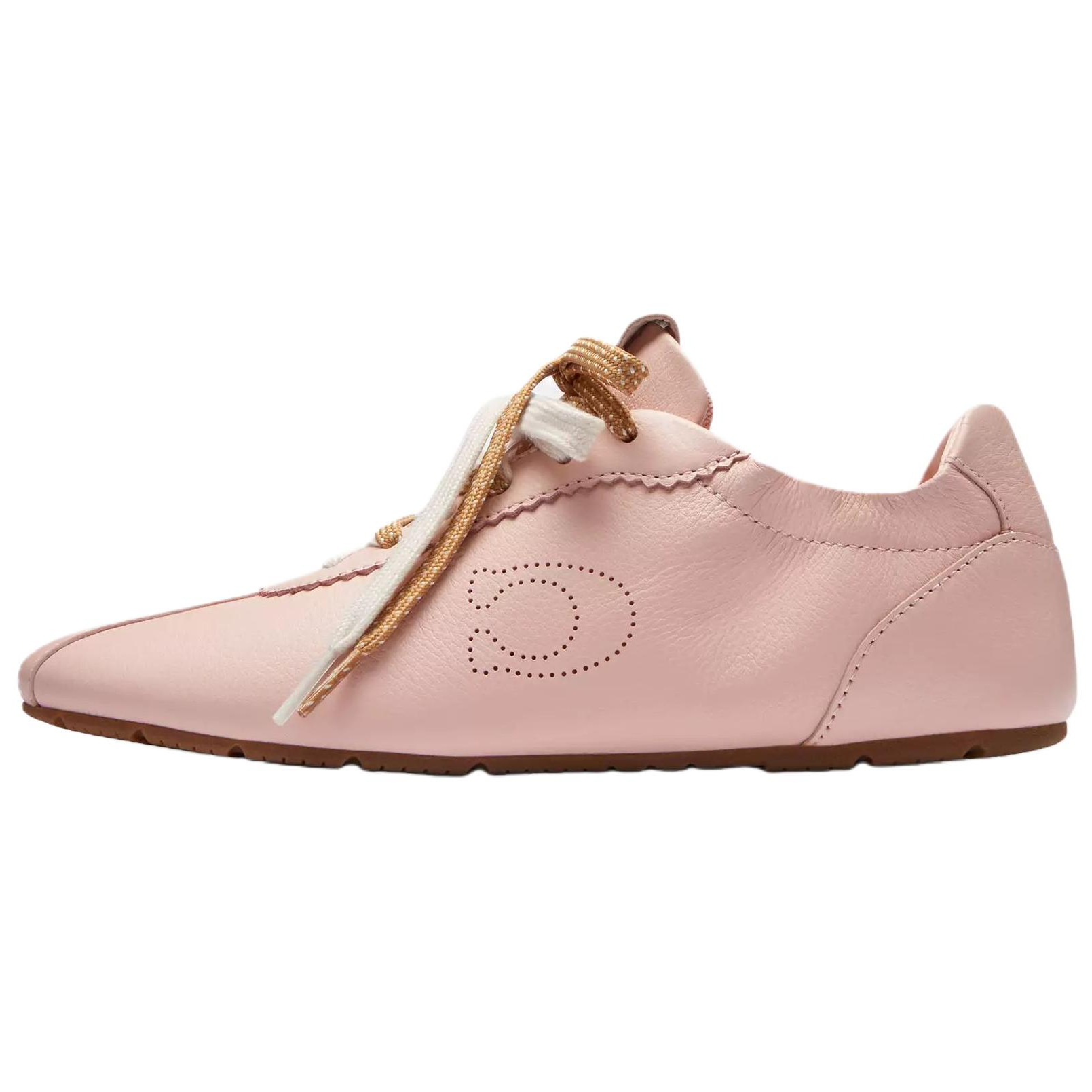 Женские туфли COACH Leather Derby (розовые)