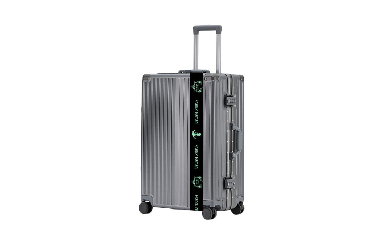 Franck Namani· ABS+PC Travel Suitcase Luggage Unisex White/Black/Gray/Pink