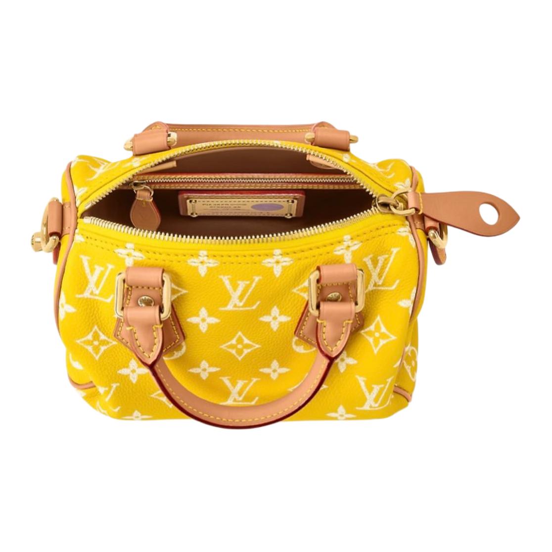 Мужская сумка Louis Vuitton LOUIS VUITTON Speedy P9 BANDOULIÈRE (желтые) — фото 5