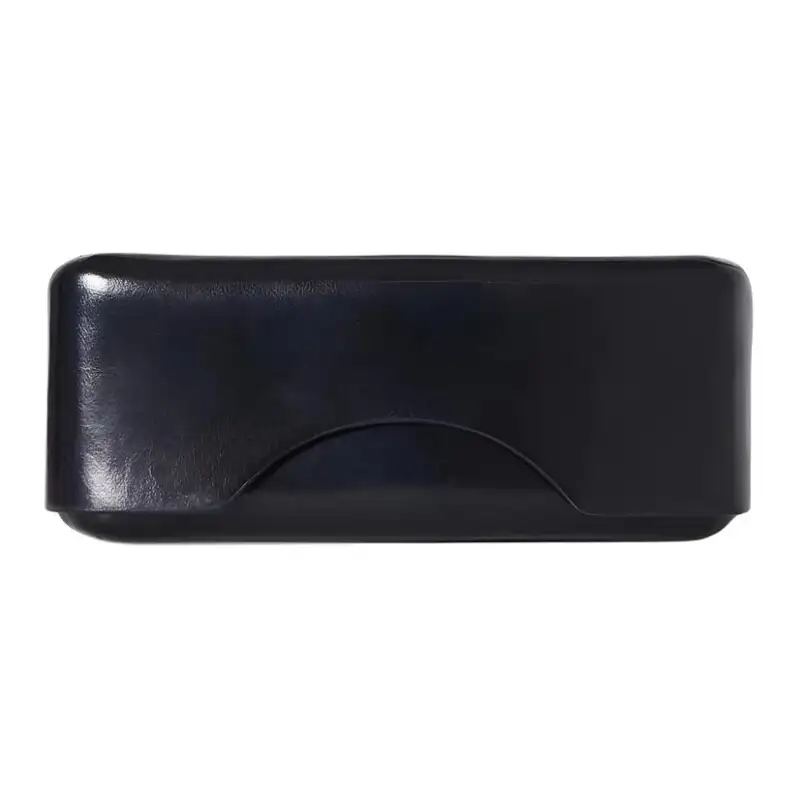 THE ROW Calfskin Spliced polished Vegetable Tanned Leather Eyeglass Pouch Women's Dark Blue
