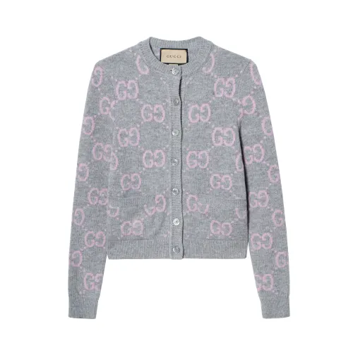 GUCCI Gg Knit Button-Up Cardigan