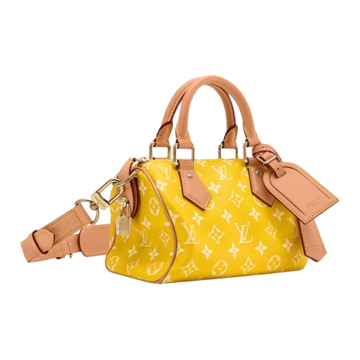 Мужская сумка Louis Vuitton LOUIS VUITTON Speedy P9 BANDOULIÈRE (желтые) — фото 3