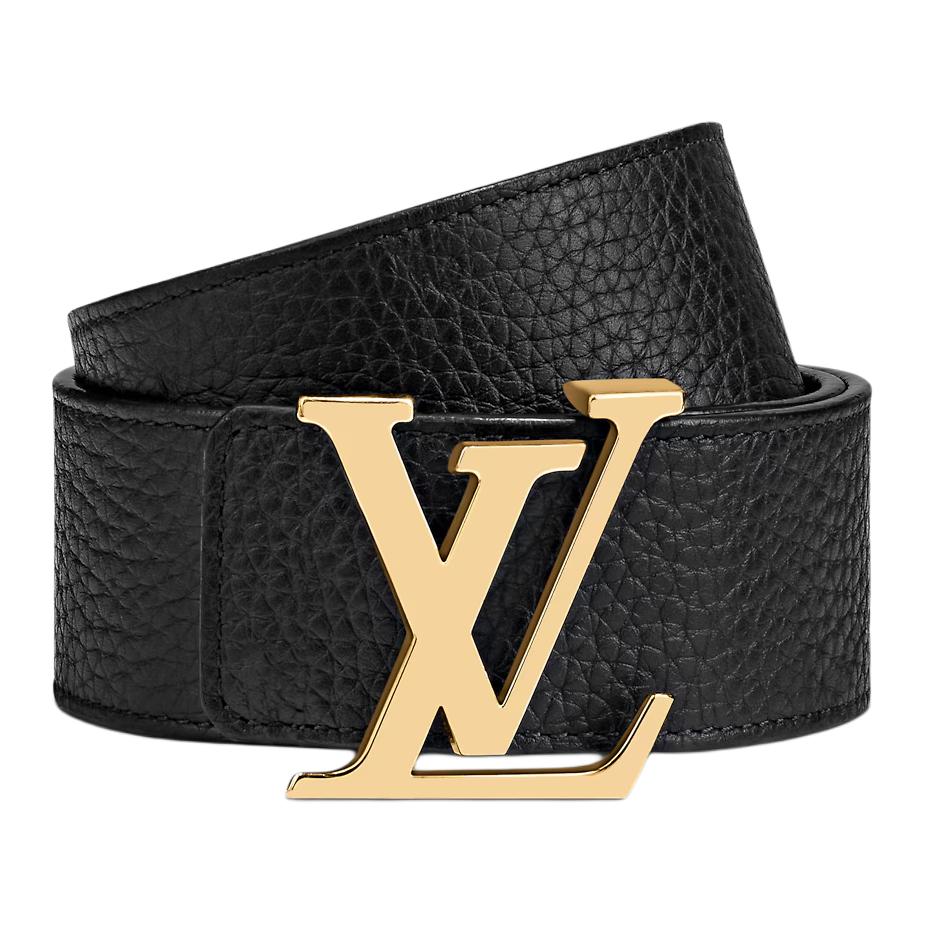Мужской ремень Louis Vuitton (черно-коричневый) — фото 2