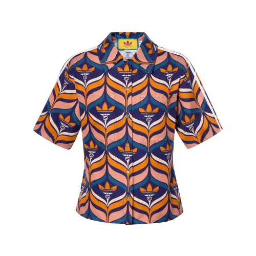 GUCCI X Adidas Interlocking G And Trefoil Shirt