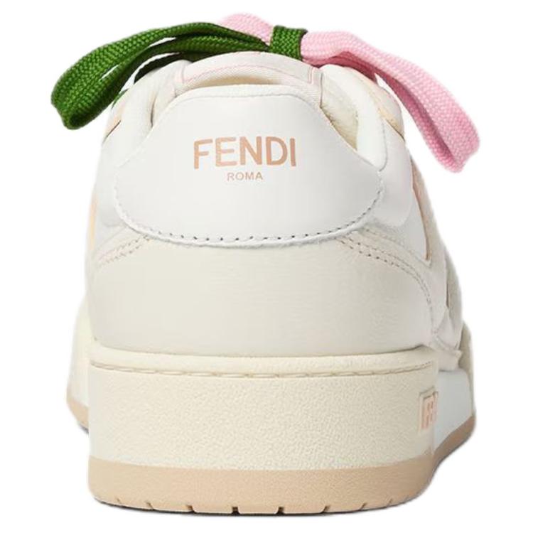 Женские кеды Fendi Match (белые) — фото 5