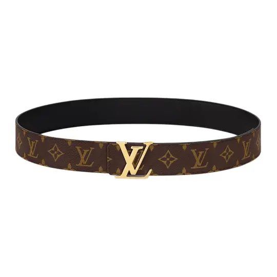 LOUIS VUITTON Belt Facettes Vernis Amarante