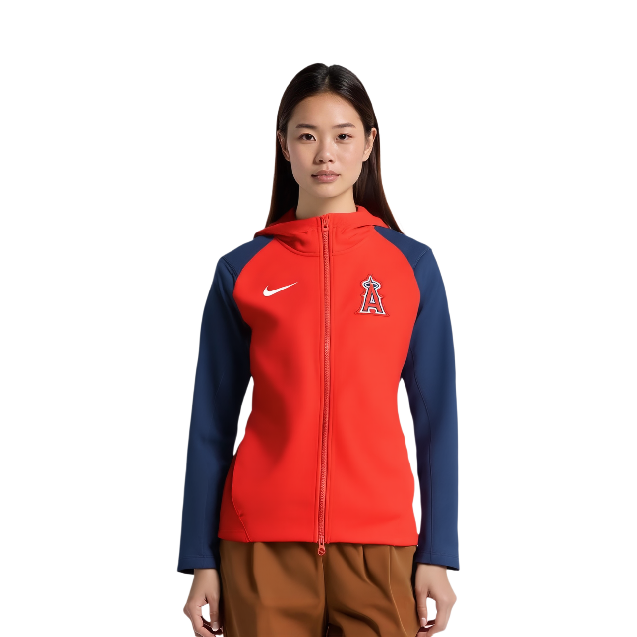 Худи Nike x MLB (красное) — фото 5