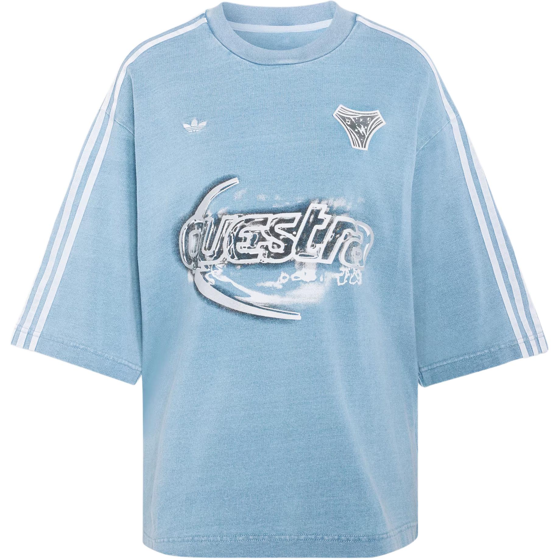 Женская футболка adidas originals ADILENIUM (синяя)