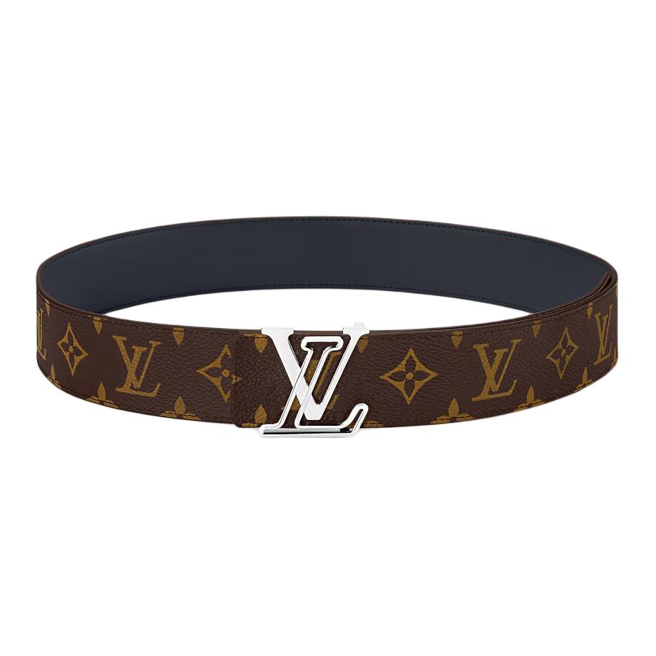Мужской ремень Louis Vuitton Line (коричневый)