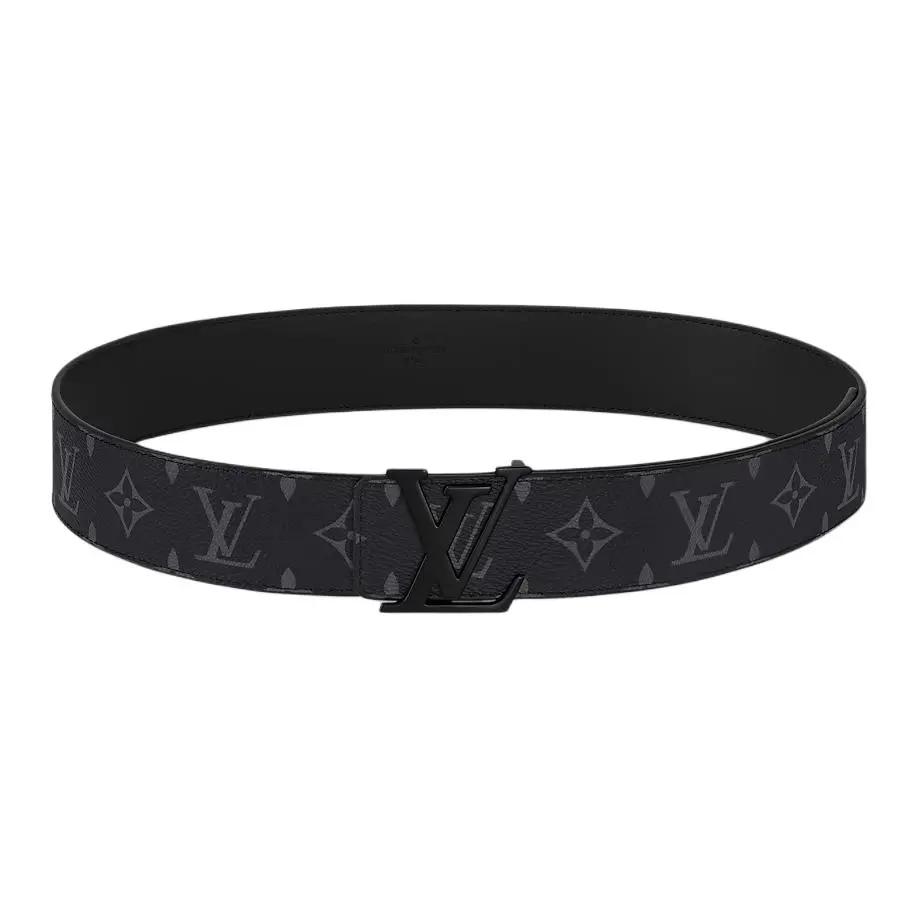 LOUIS VUITTON Lv Initiales 40mm Matte Black Belt