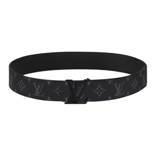 LOUIS VUITTON Lv Initiales 40mm Matte Black Belt