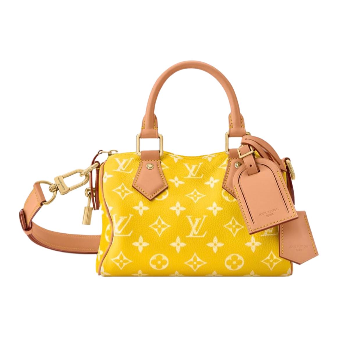 Мужская сумка Louis Vuitton LOUIS VUITTON Speedy P9 BANDOULIÈRE (желтые)