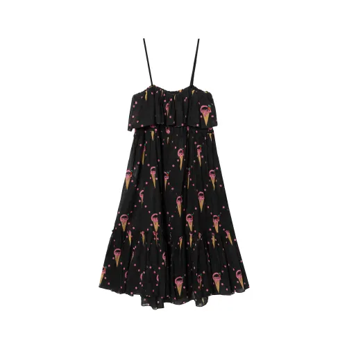 GUCCI Slip Dresses Women's Black
