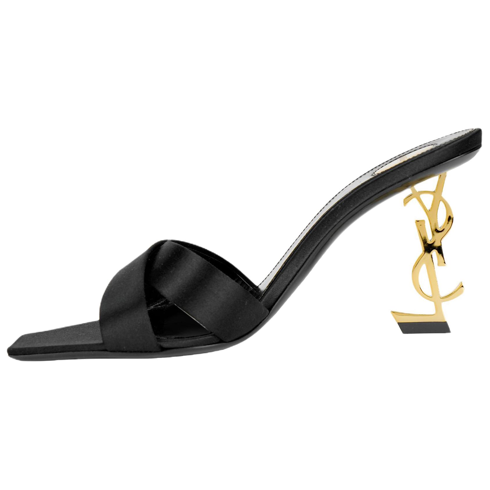 SAINT LAURENT Opyum Open Toe Mules Women's