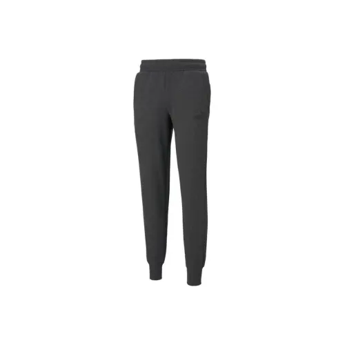 PUMA Knitted Sweatpants Men's Charcoal Gray