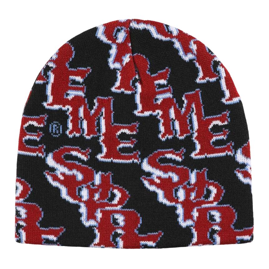 Шапка Supreme SS26 WEEK 1 Slanted Gothic Outline Beanie (разноцветная)