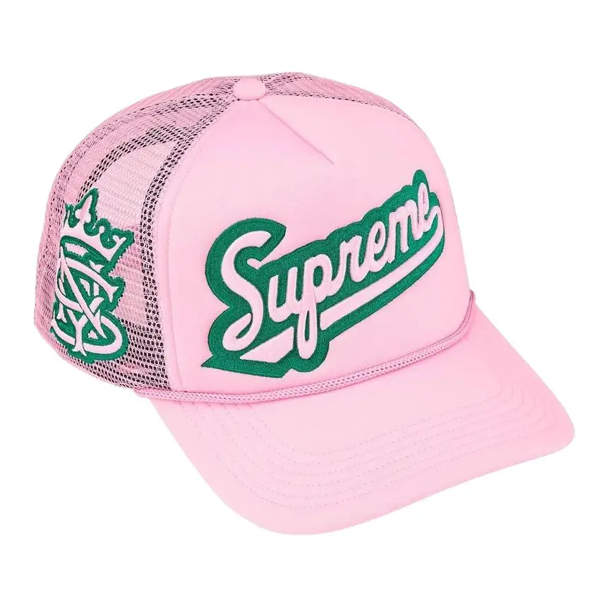 Supreme Baseball Caps Unisex Cherry Blossom Pink/Navy Blue/Pure Black/Bright Yellow/Burgundy