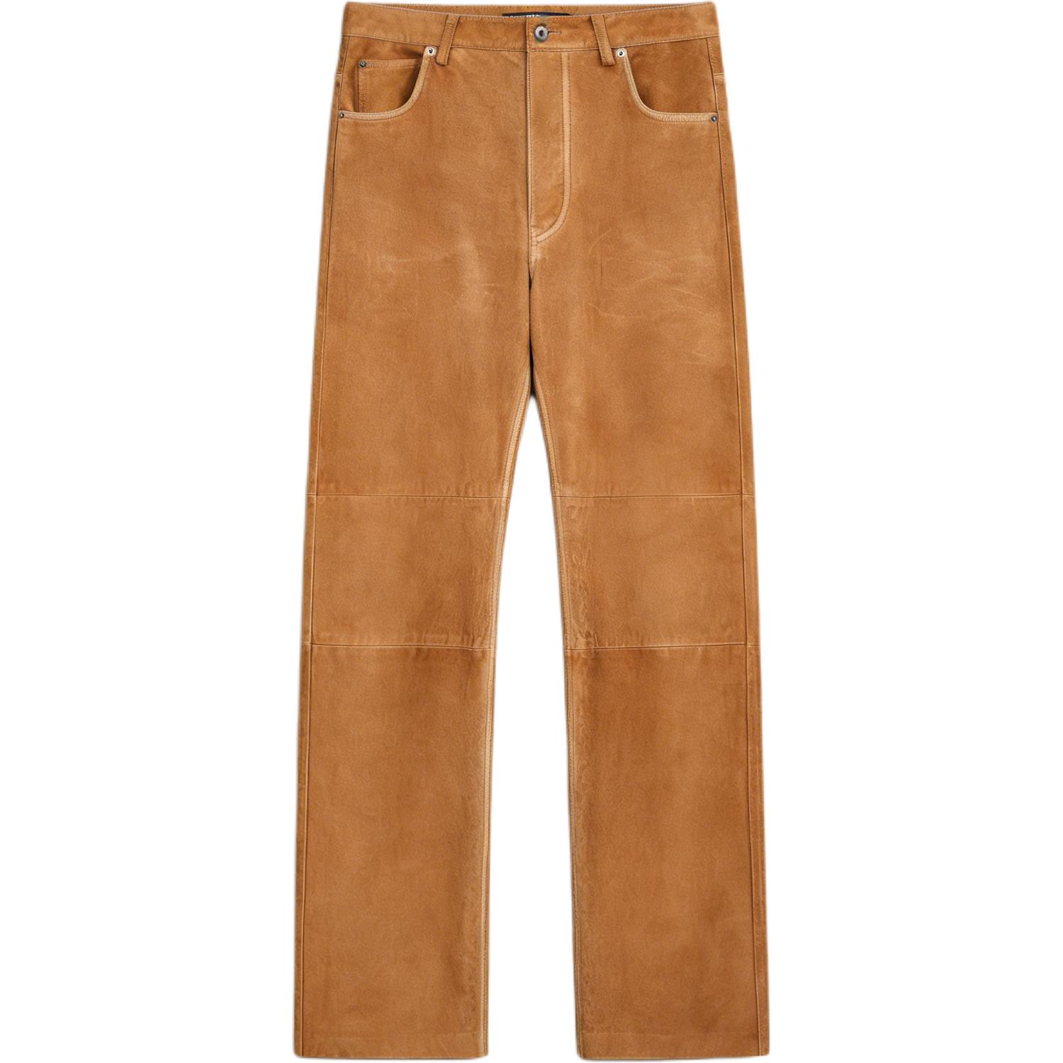 Женские штаны LOEWE Leather Pants (черные)