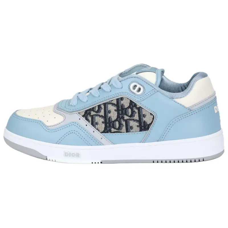 DIOR B27 Low Light Blue Cream Smooth Calfskin