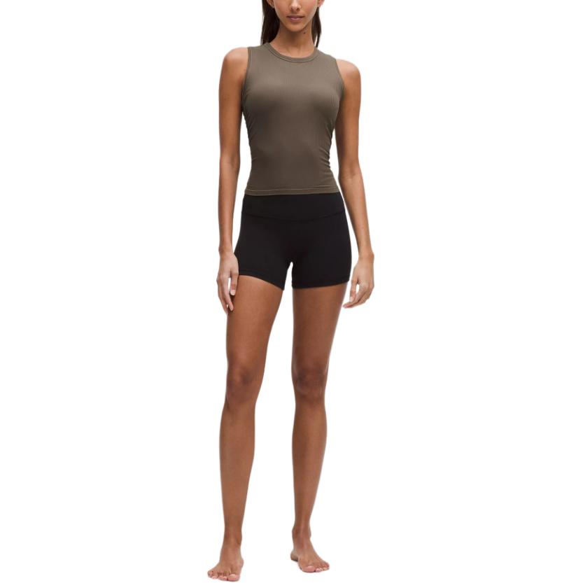 Lululemon Yoga Tank Top Women’s Dark Khaki/LIMI