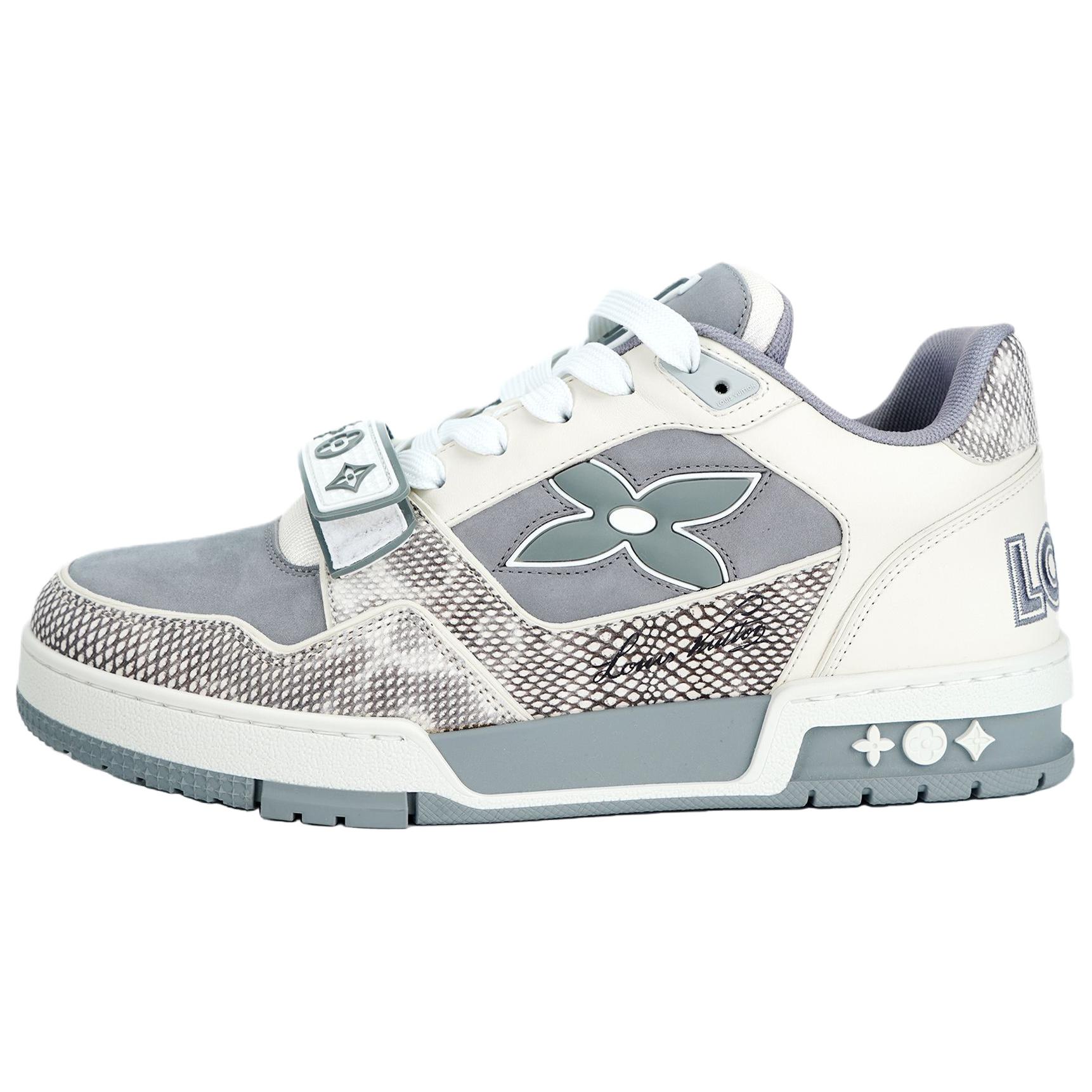 Мужские кеды Louis Vuitton Trainer (серые)