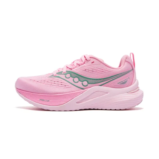 Saucony Tempus TanTu 3 Breathable Support Rebound Training Running Shoes Women's Pink