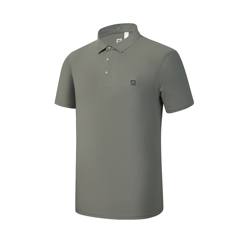 Мужская футболка Fila Fitness Polo (зеленая)