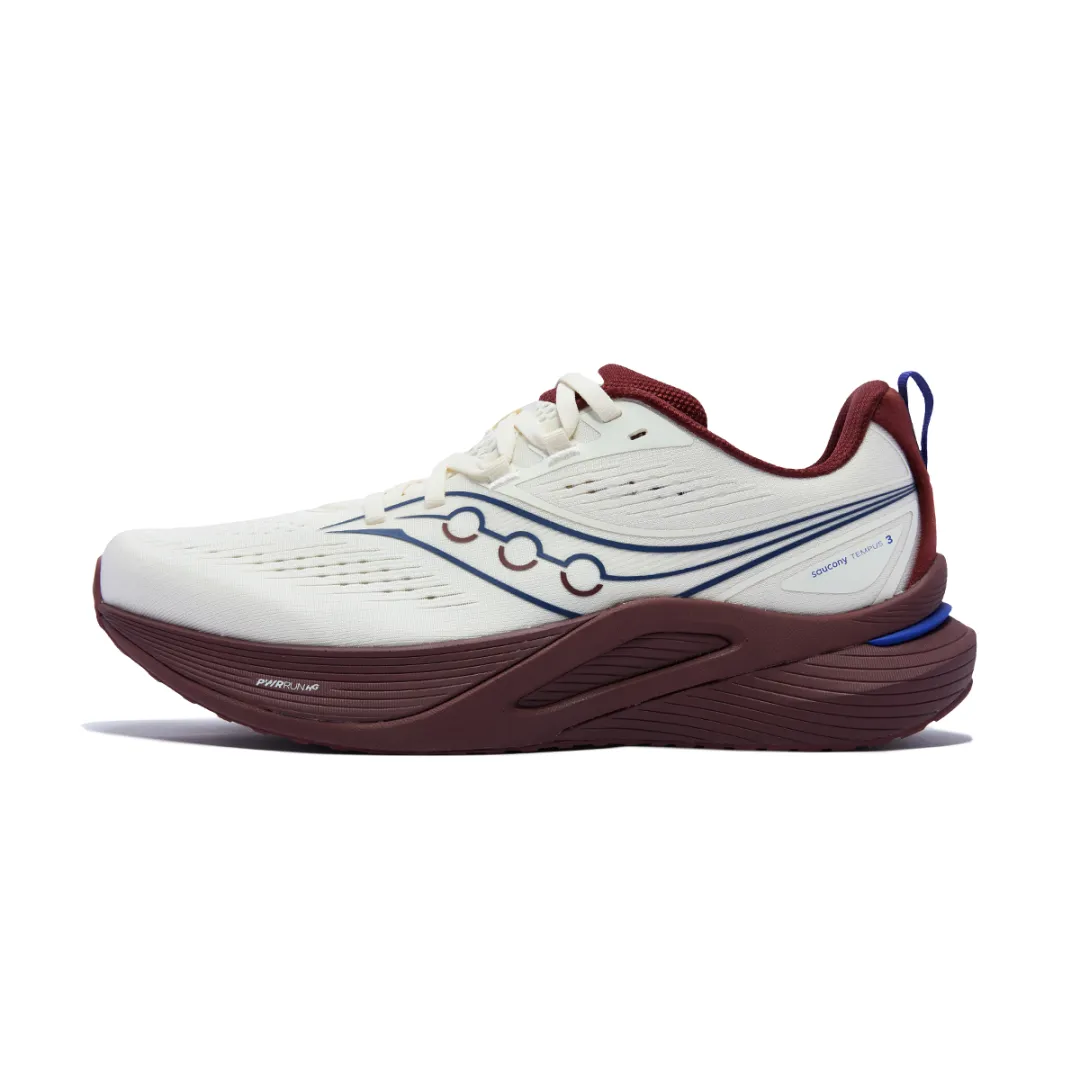 Saucony Tempus TanTu 3 Support Rebound Breathable Training Running Shoes Unisex White