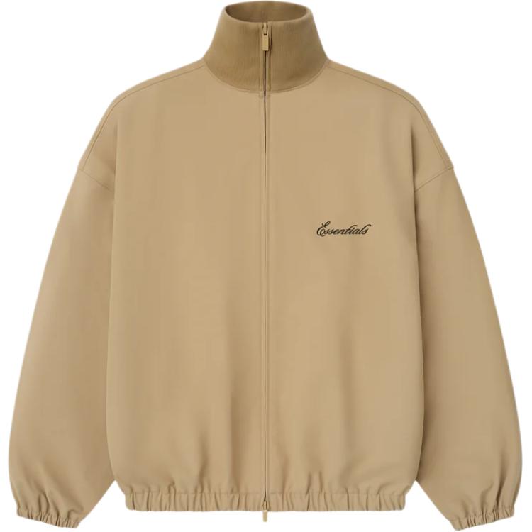 Мужская куртка Fear Fear of God Essentials SS26 SS26 Signature Track Jacket (черная)