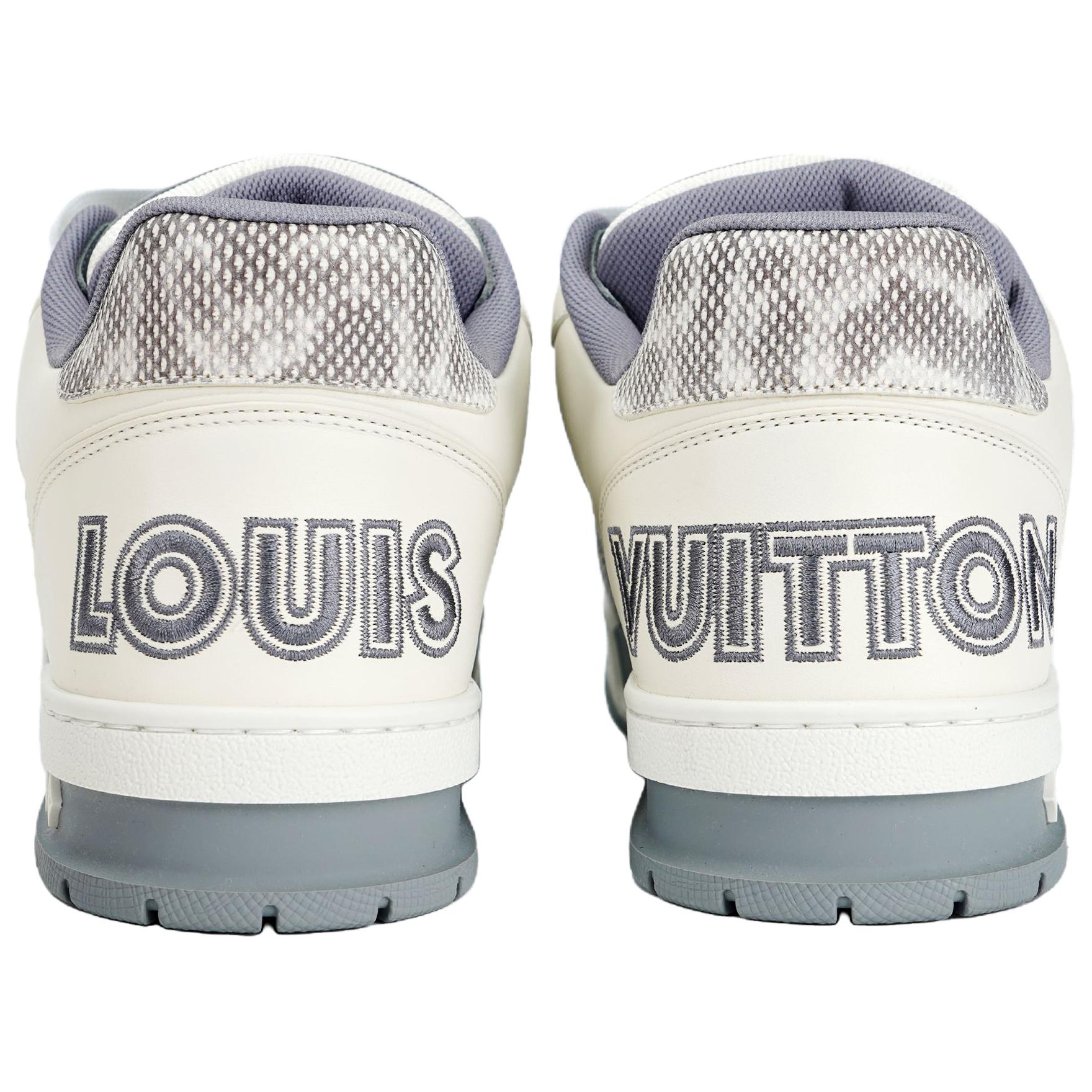 Мужские кеды Louis Vuitton Trainer (серые) — фото 4