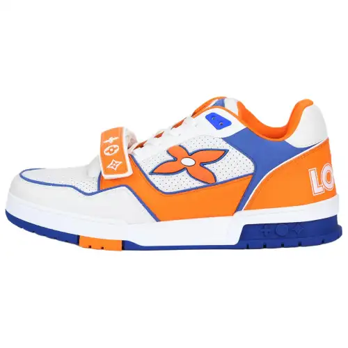 LOUIS VUITTON Trainer Low top Skateboard Shoes Men's Orange