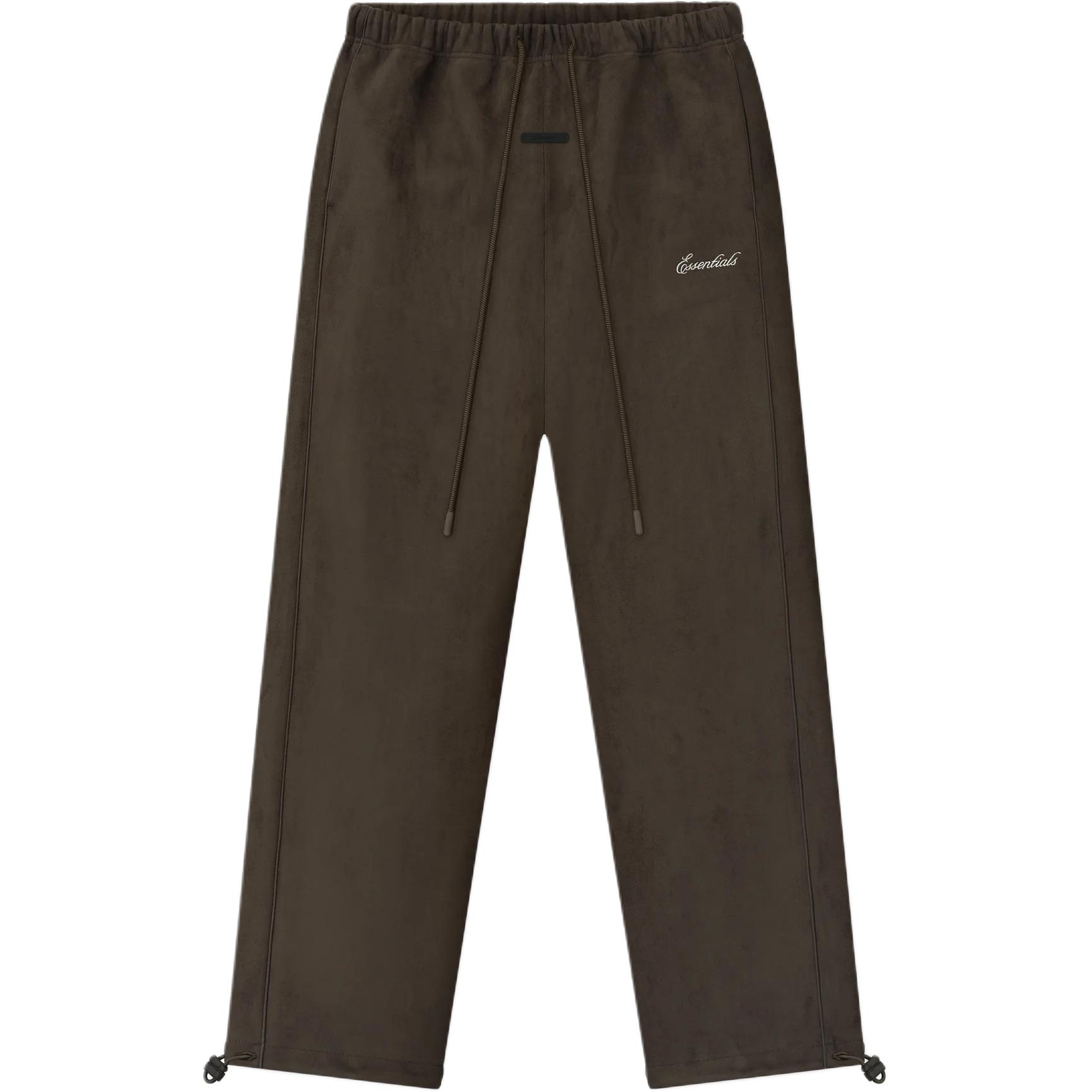 Спортивные штаны Fear Fear of God Essentials SS26 SS26 Suede Fleece Signature Relaxed Pant (серые)