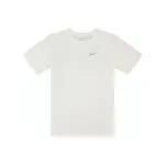 Nike T Shirts Men's White Crew Neck Moderate Straight Fit