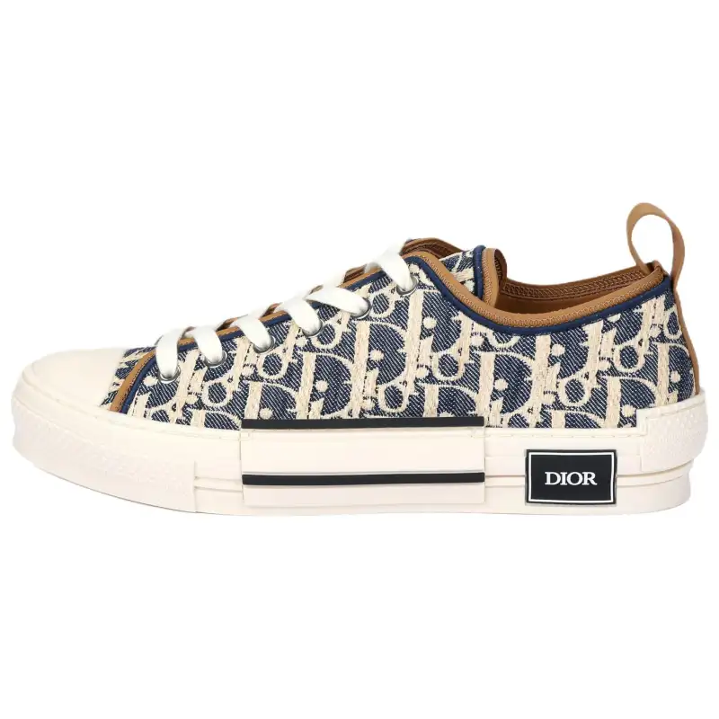 DIOR B23 League Low top Skateboard Shoes Unisex Blue