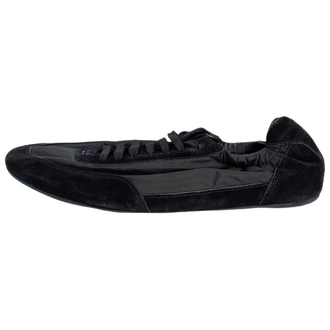 PRADA Men's Casual Shoes Men's Low Top Black