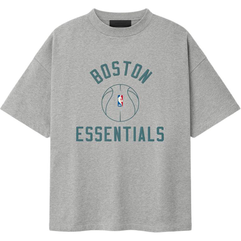 Футболка Fear Fear of God Essentials SS26 Celtics x Barkley Hendricks 90s Tee (белая)