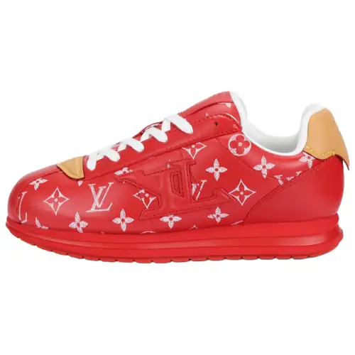 LOUIS VUITTON Low top Casual Shoes Men's Red
