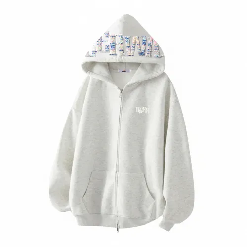 DEERWAY Fleece warm retro high quality jacket, hoody, sweatshirt for men and women, with embroidery, Chanel style, American style, for beloved