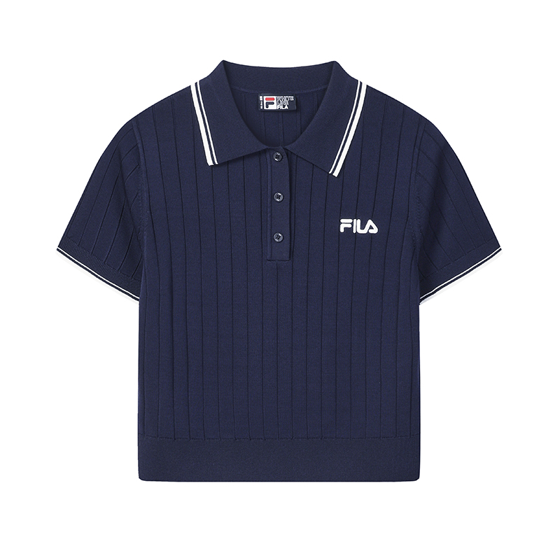 Женская футболка Fila Футболка-поло (синяя)