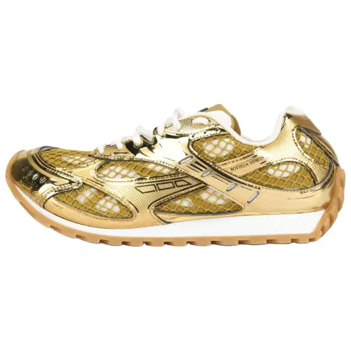 Bottega Veneta Orbit Low top Casual Shoes Men's Gold