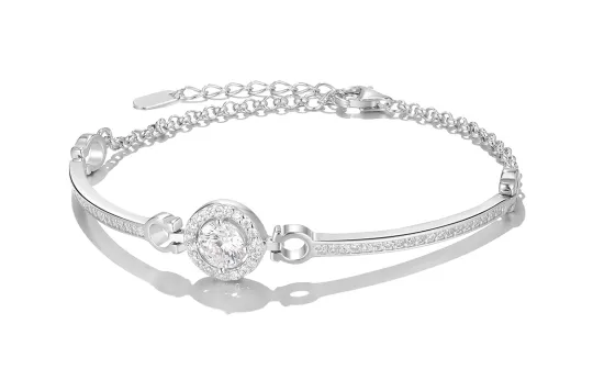 Clect 925 Sterling Silver Bracelets Unisex Silver