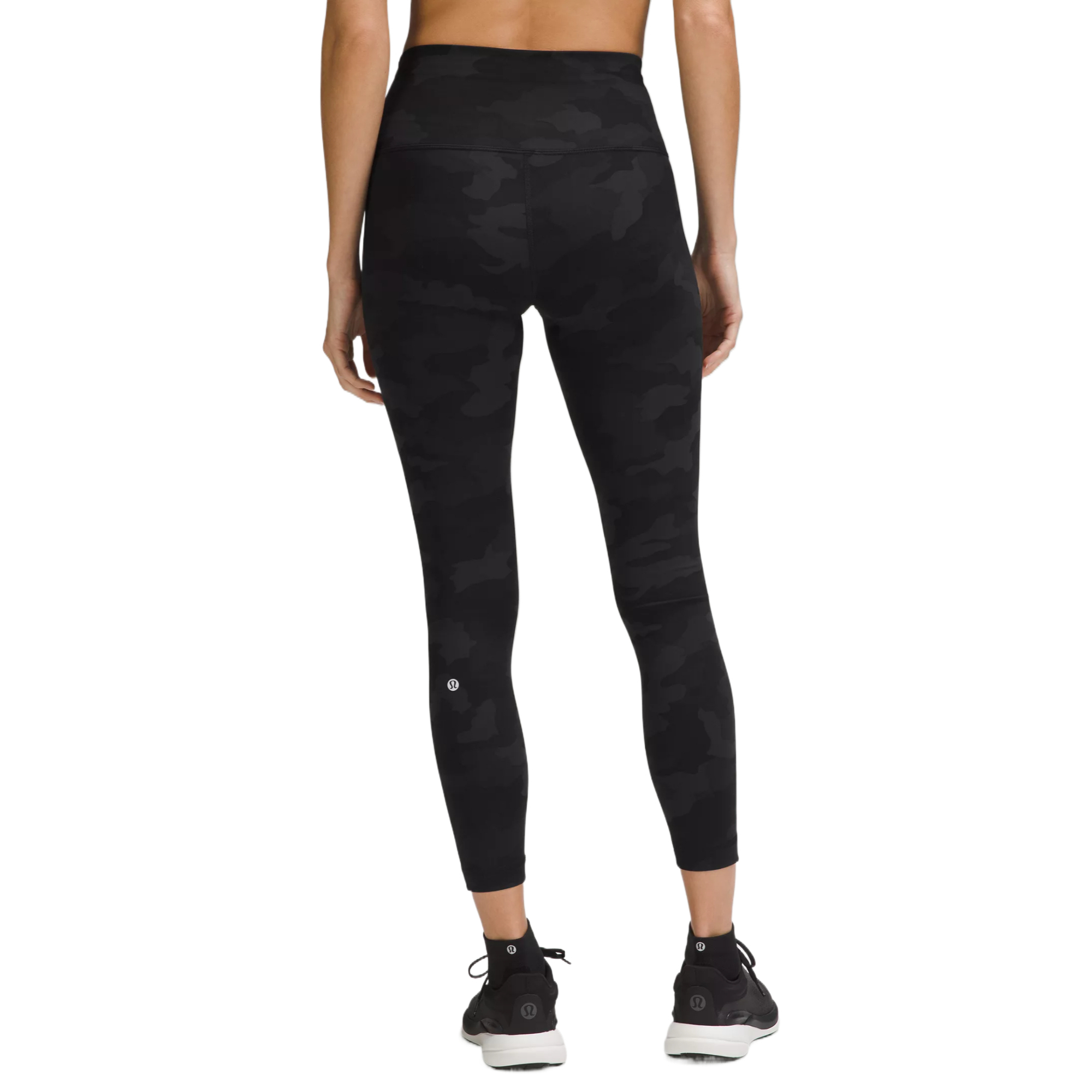 Lululemon Wunder TrainEverlux™ Yoga Pants 25′ Women’s Camouflage Black Gray