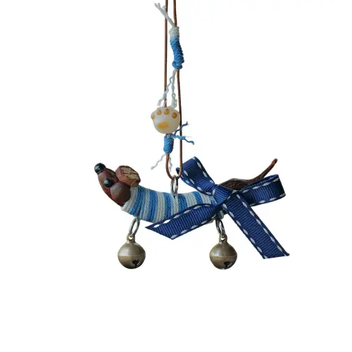 Houmo homooful dachshund handmade wind chime cute dog healing car interior car pendant decoration high-end car perfume aromatherapy universal