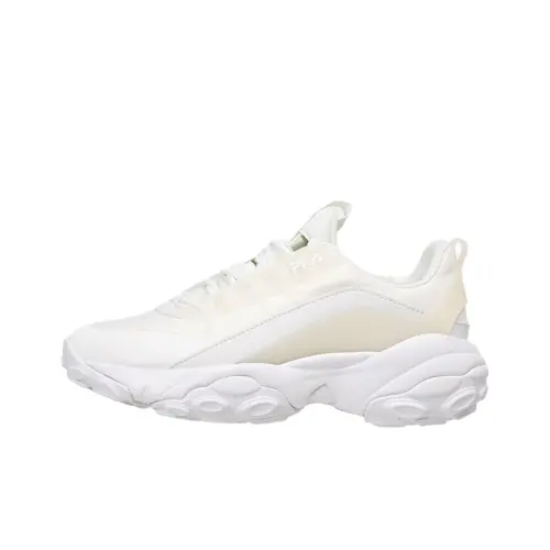 FILA Loligo Cushioning Abrasion Resistant Low top Casual Shoes Women's Ecru