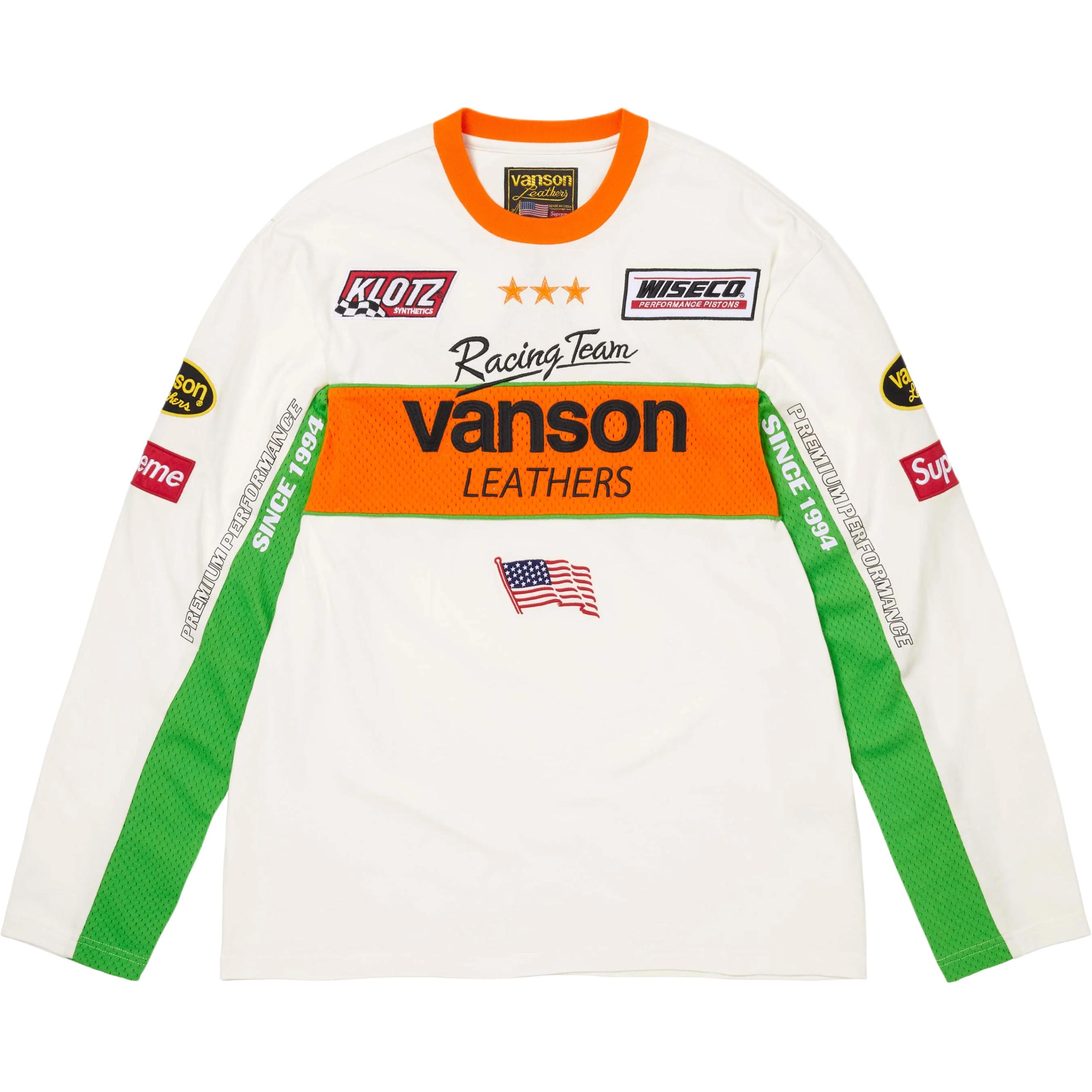Худи Supreme × Vanson Leathers (разноцветное)