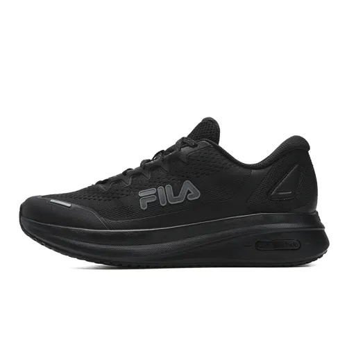FILA Fila Rouyun 4 4.0 RUN road running fashion simple classic sports fitness versatile comfortable thick sole shock-absorbing wear-resistant breathable and lightweight low-top casual training urban commuting running shoes women black